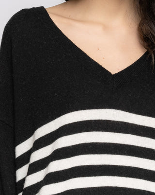 Kashmir Blend Striped Sweater