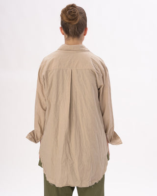 Organic Cotton Crinkled Long Sleeve Shirt