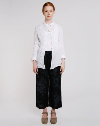 Crinkle Linen Button-Down - Baci Fashion