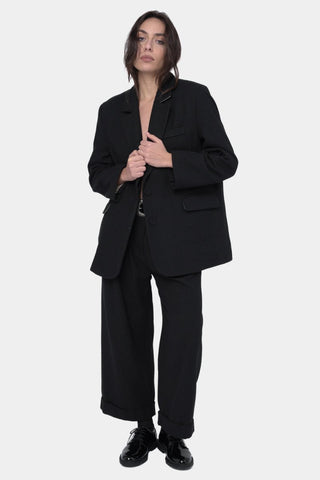 2 Pocket Cotton Blazer Jacket - Baci Fashion