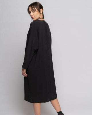3/4 Sleeve Tee Maxi Dress - Baci Fashion