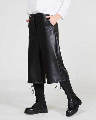 Faux Leather Palazzo Pant