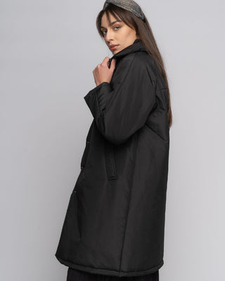 Puffed Button-Up Coat