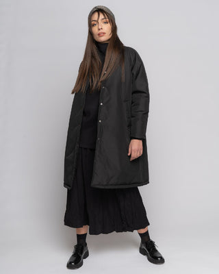 Puffed Button-Up Coat