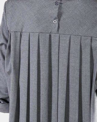 Accordian Pleat Back Long Sleeve Top - Baci Fashion