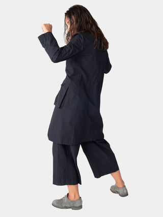 Bellow Pocket Longline Jacket - Baci Fashion