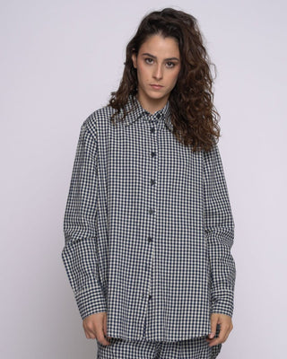 Checker Button-Up Shirt - Baci Fashion