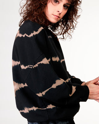 Crewneck Hooded Drawstring Sweatshirt - Baci Fashion