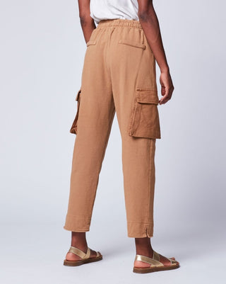 Drawstring Cargo Pants with Canvas Pockets - Baci Online Store