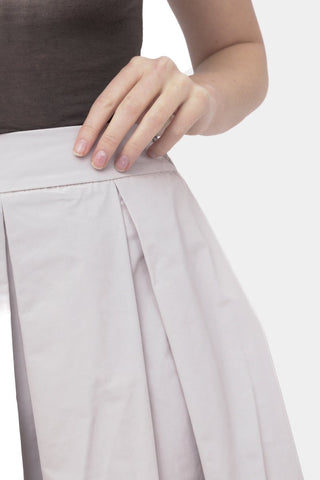 Elastic Waist Pleated Midi Skirt - Baci Fashion
