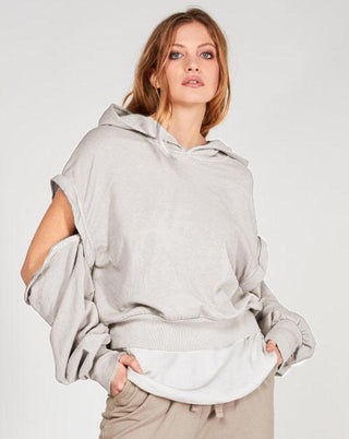 Layered Hooded Sweatshirt - Baci Online Store
