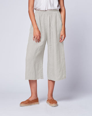 Linen Elastic Culottes - Baci Online Store