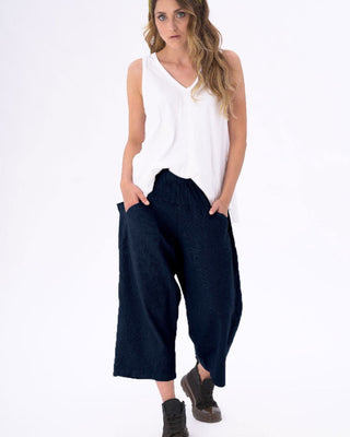 Organic Cotton Elastic Pant - Baci Fashion