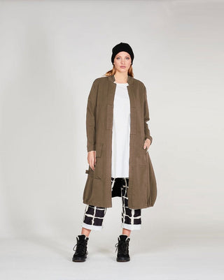Paneled 3 Button Duster - Baci Online Store