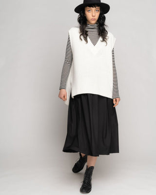 Pleated Waist Midi Skirt - Baci Fashion