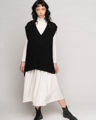Pleated Waist Midi Skirt - Baci Fashion