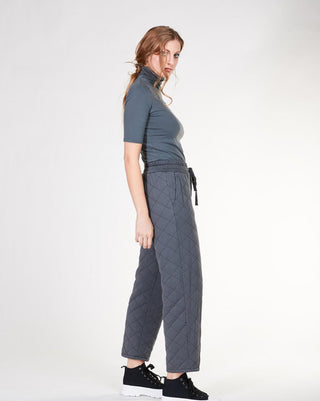 Quilted Elastic Drawstring Sweatpant - Baci Fashion