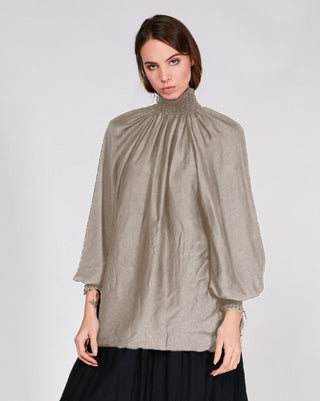 Raw Fray Turtleneck Top - Baci Online Store