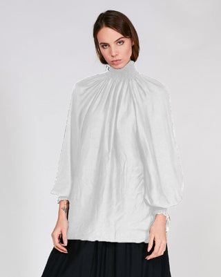 Raw Fray Turtleneck Top - Baci Online Store