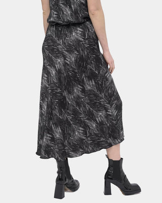 Ruffle Leaf Midi Skirt - Baci Fashion