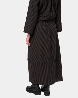 Seamed Elastic Waist Skirt - Baci Fashion