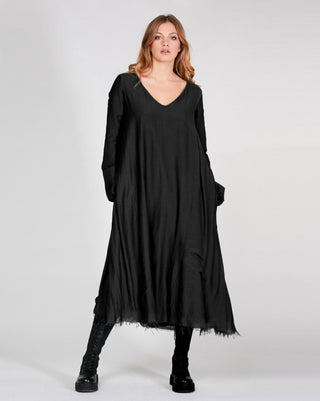 Silky V-Neck Maxi Dress - Baci Online Store