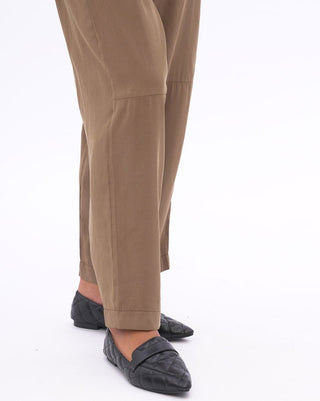Sleek Elastic Waist Drawstring Pants - Baci Fashion