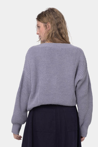 V Neck Knitted Sweater - Baci Fashion