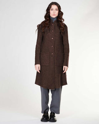 Wool Blend Drip Dye Overcoat - Baci Fashion